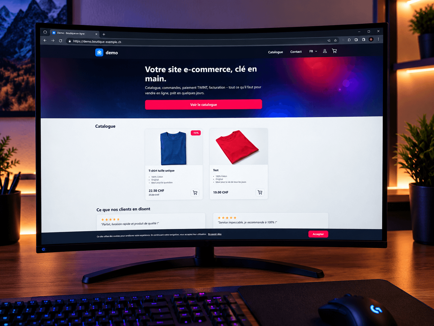 Site E-commerce