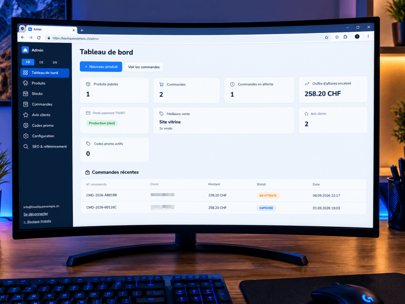 Site E-commerce