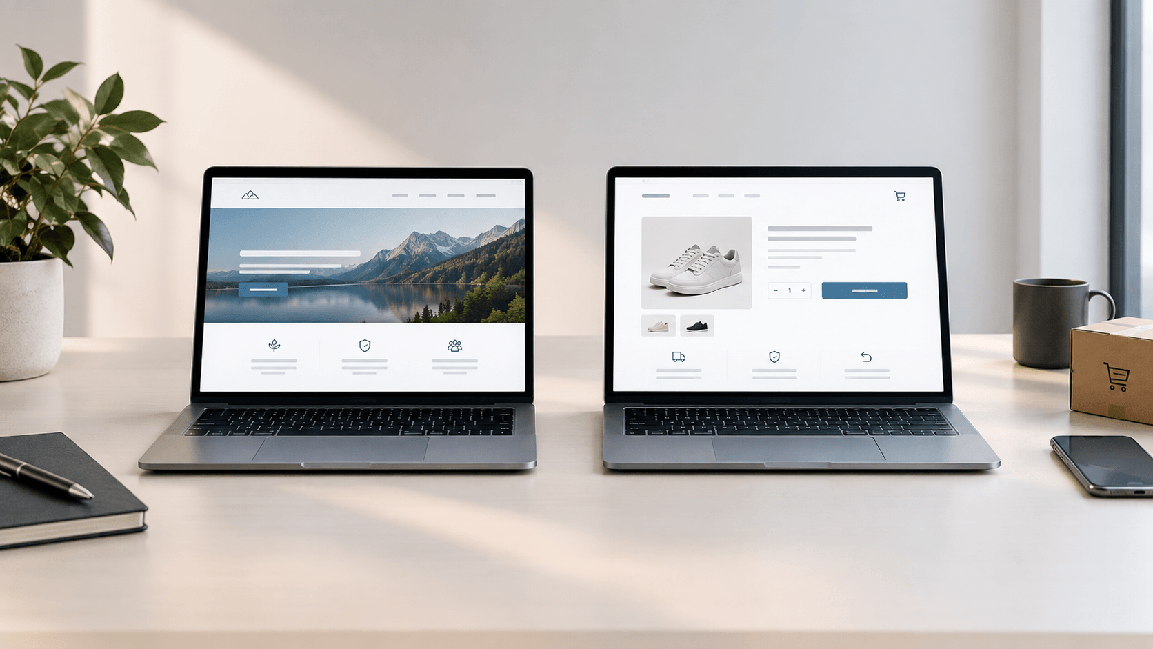 Site vitrine vs site e-commerce : quelle différence de prix et pourquoi ?